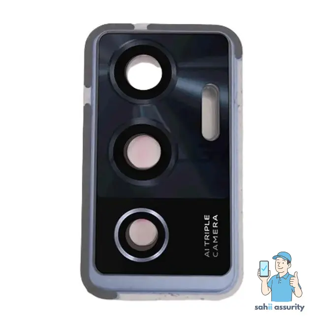Camera Lens Glass with Frame for Vivo V23e Aura